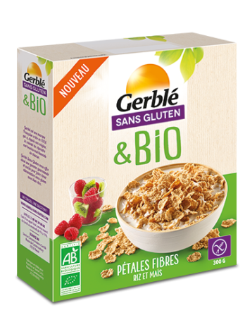 Gerblé – Pétales fibres riz et mais